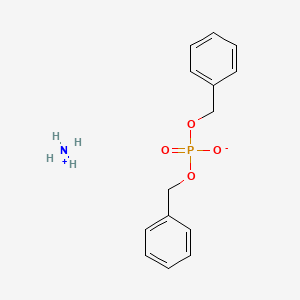 molecular formula C14H18NO4P B1603165 Ammonium dibenzyl phosphate CAS No. 1277151-44-6