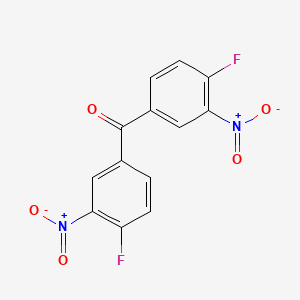 molecular formula C13H6F2N2O5 B1603167 Bis(4-fluoro-3-nitrophenyl)methanone CAS No. 73329-64-3
