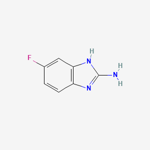 molecular formula C7H6FN3 B1603168 2-AMINO-5-FLUOROBENZIMIDAZOLE CAS No. 30486-73-8