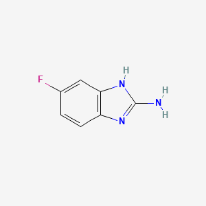molecular formula C7H6FN3 B1603168 6-fluoro-1H-benzimidazol-2-amine CAS No. 30486-73-8