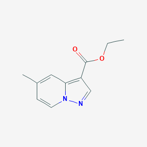 molecular formula C11H12N2O2 B1603173 5-甲基吡唑并[1,5-A]吡啶-3-羧酸乙酯 CAS No. 51135-70-7