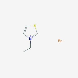 molecular formula C5H8BrNS B1603174 3-Ethyl-1,3-thiazol-3-ium bromide CAS No. 63423-96-1