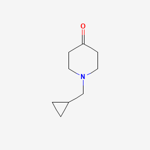 molecular formula C9H15NO B1603175 1-(环丙基甲基)哌啶-4-酮 CAS No. 49682-96-4