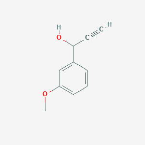 molecular formula C10H10O2 B1603178 3-(3-Methoxyphenyl)prop-2-yn-1-ol CAS No. 27913-19-5