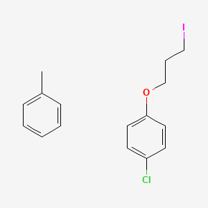 molecular formula C16H18ClIO B1603183 1-Chloro-4-(3-iodopropoxy)benzene;toluene CAS No. 306935-89-7