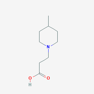 molecular formula C9H18ClNO2 B1603184 3-(4-Methylpiperidin-1-yl)propanoic acid CAS No. 765891-92-7