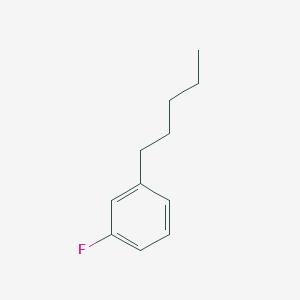 molecular formula C11H15F B1603185 1-Fluoro-3-pentylbenzene CAS No. 28593-13-7