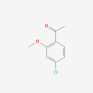 molecular formula C9H9ClO2 B1603187 1-(4-Chloro-2-methoxyphenyl)ethanone CAS No. 60207-19-4