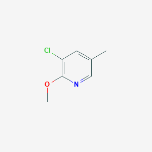 molecular formula C7H8ClNO B1603188 3-Chloro-2-methoxy-5-methylpyridine CAS No. 1227593-86-3