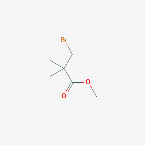 molecular formula C6H9BrO2 B1603193 Methyl 1-(bromomethyl)cyclopropane-1-carboxylate CAS No. 43161-30-4