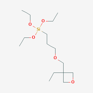 molecular formula C15H32O5Si B1603201 Silane, triethoxy[3-[(3-ethyl-3-oxetanyl)methoxy]propyl]- CAS No. 220520-33-2