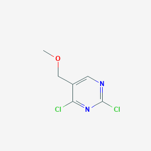 molecular formula C6H6Cl2N2O B1603218 2,4-二氯-5-(甲氧甲基)嘧啶 CAS No. 89380-14-3