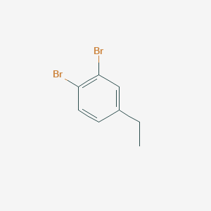 molecular formula C8H8Br2 B160322 1,2-Dibromo-4-ethylbenzene CAS No. 134940-69-5