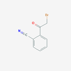 molecular formula C9H6BrNO B1603220 2-(2-Bromoacetyl)benzonitrile CAS No. 683274-86-4