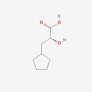 molecular formula C8H14O3 B1603225 (R)-3-Cyclopentyl-2-hydroxypropanoic acid CAS No. 174221-31-9