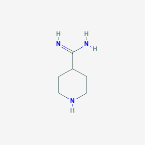 molecular formula C6H13N3 B1603227 Piperidine-4-Carboximidamide CAS No. 951625-94-8