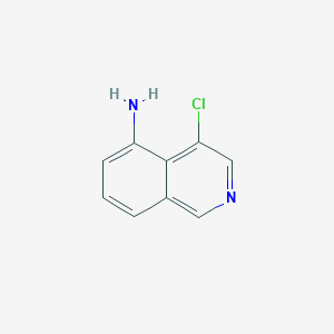 molecular formula C9H7ClN2 B1603229 4-Chloroisoquinolin-5-amine CAS No. 651310-21-3