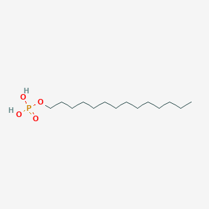 molecular formula C14H31O4P B160323 Tetradecyl dihydrogen phosphate CAS No. 10054-29-2