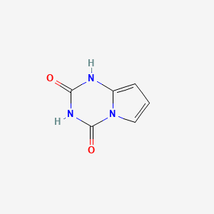 molecular formula C6H5N3O2 B1603232 Pyrrolo[1,2-a][1,3,5]triazine-2,4(1H,3H)-dione CAS No. 54449-30-8