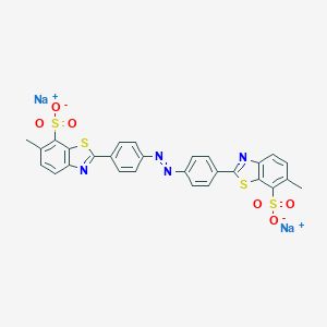 molecular formula C28H18N4Na2O6S4 B160324 Chloramine yellow CAS No. 10114-47-3