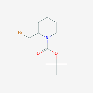 molecular formula C11H20BrNO2 B1603240 tert-Butyl 2-(bromomethyl)piperidine-1-carboxylate CAS No. 889942-58-9