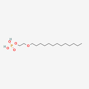 molecular formula C15H33O5P B1603245 2-Tridecoxyethyl dihydrogen phosphate CAS No. 9046-01-9