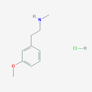 molecular formula C10H16ClNO B1603252 [2-(3-Methoxy-phenyl)-ethyl]-methyl-amine hydrochloride CAS No. 53102-69-5