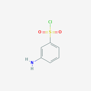 molecular formula C6H6ClNO2S B1603253 3-Aminobenzene-1-sulfonyl chloride CAS No. 4431-74-7