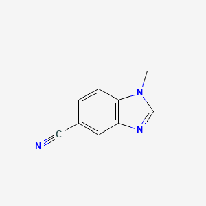 molecular formula C9H7N3 B1603254 5-Cyano-1-methylbenzoimidazole CAS No. 53484-13-2
