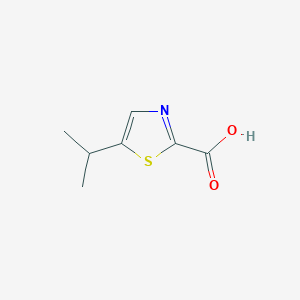 molecular formula C7H9NO2S B1603262 5-Isopropylthiazole-2-carboxylic acid CAS No. 1179337-78-0