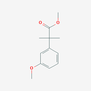 molecular formula C12H16O3 B1603266 Methyl 2-(3-methoxyphenyl)-2-methylpropanoate CAS No. 32454-33-4