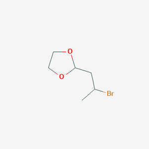 molecular formula C6H11BrO2 B1603268 2-(2-Bromopropyl)-1,3-dioxolane CAS No. 106334-26-3
