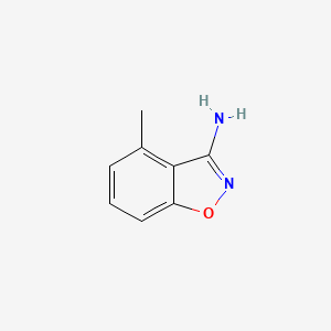 molecular formula C8H8N2O B1603274 4-甲基苯并[d]异噁唑-3-胺 CAS No. 1126636-46-1