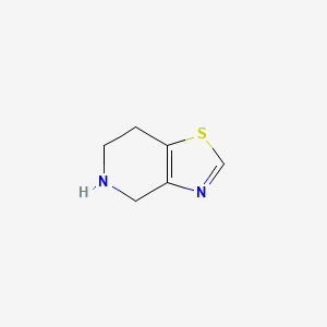 molecular formula C6H8N2S B1603279 4,5,6,7-Tetrahydrothiazolo[4,5-c]pyridine CAS No. 933694-87-2