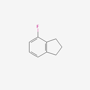 molecular formula C9H9F B1603281 4-Fluoro-2,3-dihydro-1H-indene CAS No. 57526-99-5