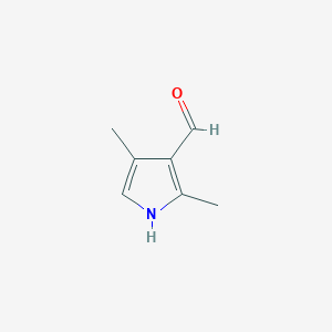 molecular formula C7H9NO B1603283 2,4-Dimethyl-1H-pyrrole-3-carbaldehyde CAS No. 2199-62-4