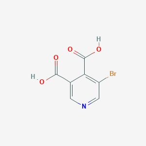 molecular formula C7H4BrNO4 B1603284 5-溴吡啶-3,4-二甲酸 CAS No. 90325-36-3