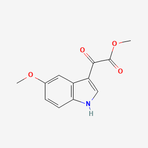 molecular formula C12H11NO4 B1603287 2-(5-甲氧基-1H-吲哚-3-基)-2-氧代乙酸甲酯 CAS No. 99988-56-4