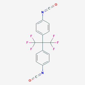 molecular formula C17H8F6N2O2 B160330 2,2-Bis(4-isocyanatophenyl)hexafluoropropane CAS No. 10224-18-7