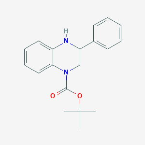 3-Phenyl-3,4-dihydro-2H-quinoxaline-1-carboxylic acid tert-butyl ester