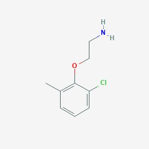 molecular formula C9H12ClNO B1603315 2-(2-Chloro-6-methylphenoxy)ethanamine CAS No. 26646-31-1