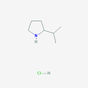 molecular formula C7H16ClN B1603316 2-Isopropylpyrrolidine hydrochloride CAS No. 540526-01-0