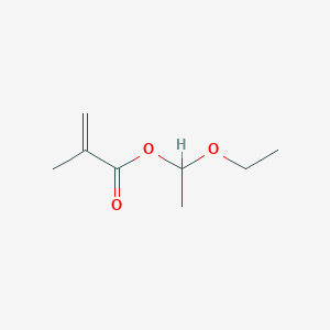 molecular formula C8H14O3 B1603319 2-Propenoic acid, 2-methyl-, 1-ethoxyethyl ester CAS No. 51920-52-6