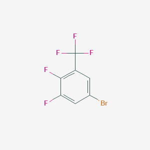 molecular formula C7H2BrF5 B1603333 5-Bromo-1,2-difluoro-3-(trifluoromethyl)benzene CAS No. 240122-25-2