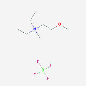 molecular formula C8H20BF4NO B1603336 N,N-Diethyl-2-methoxy-N-methylethan-1-aminium tetrafluoroborate CAS No. 464927-72-8