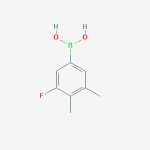 molecular formula C8H10BFO2 B1603345 (3-Fluoro-4,5-dimethylphenyl)boronic acid CAS No. 864759-65-9