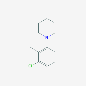 molecular formula C12H16ClN B1603349 1-(3-氯-2-甲基苯基)哌啶 CAS No. 1020253-08-0