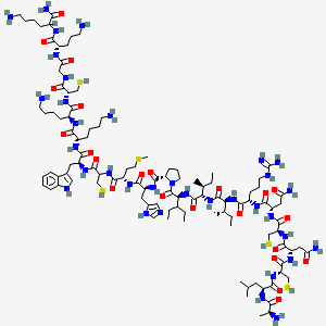 molecular formula C106H180N34O23S5 B1603359 Tertiapin CAS No. 58694-52-3
