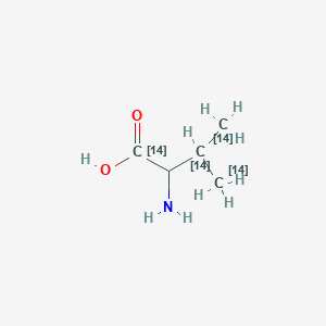 2-Amino-3-(114C)methyl(1,3,4-14C3)butanoic acid