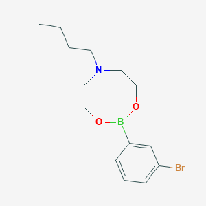 molecular formula C14H21BBrNO2 B1603385 3-Bromophenylboronic acid N-butyldiethanolamine ester CAS No. 1257641-31-8